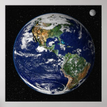 Poster/Afdruk: Aarde uit de ruimte - NASA