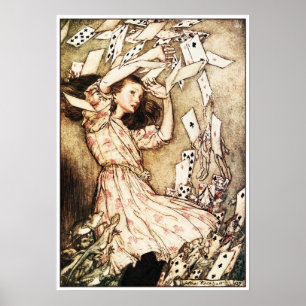 Poster/Afdruk: Alice & het Pak van Kaarten Poster