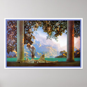 Poster/afdruk: Daybreak - Maxfield Parrish Poster