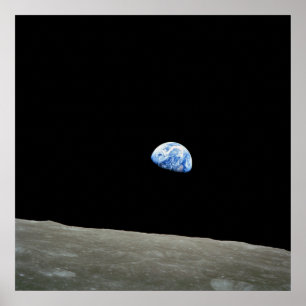 Poster/afdruk: Earthrise — NASA Space Afbeelding Poster