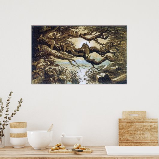 Poster/Afdruk: Fairyland: Slaap in het moonlicht Poster (Keuken)