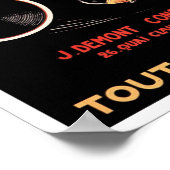 Poster/Afdruk: fietsen met de aanduiding "De cowbo Poster (Hoek)