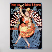 Poster/Afdruk: Folies Bergere - Cheret