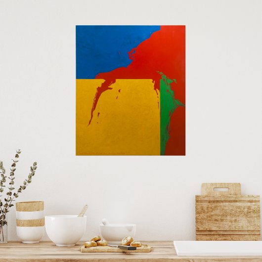 Poster/Afdruk: "Kleurvulling" Poster (Keuken)