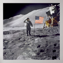 Poster/Afdruk: Man op maan - NASA 1969