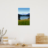 Poster/Afdruk: Mendenhall Lake en Glacier Poster (Keuken)