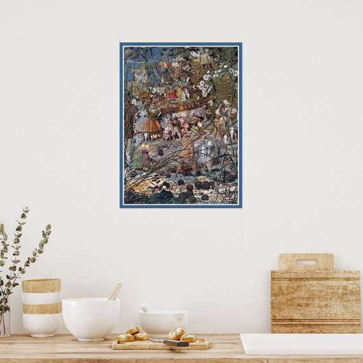 Poster/afdruk van feiers: masterlijn van airy Fell Poster (Keuken)