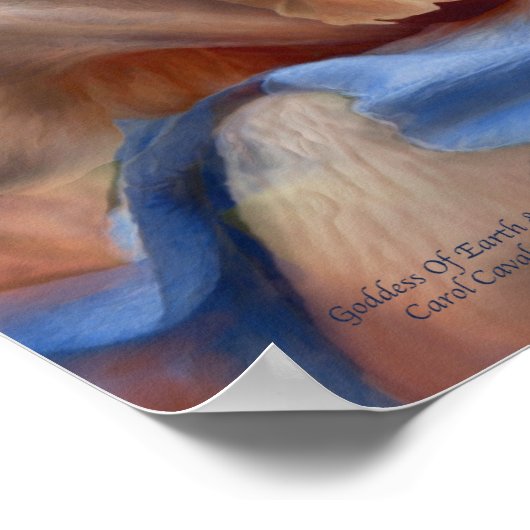 Poster/afdruk van hemel en aarde poster (Hoek)