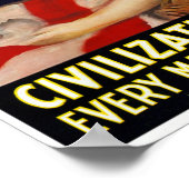 Poster/Afdruk: Word Amerika wakker Poster (Hoek)