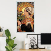 Poster afdrukken: Mucha - Thistle uit de zanden (Thuiskantoor)