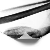 POSTER/AFDRUKKEN X-RAY VISION SKELETON SKULL - B&W POSTER (Hoek)