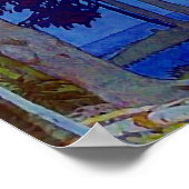 POSTER AFDRUKNORTHWOODS SLIVER MOON REFLECTION (Hoek)