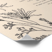 Poster Afdrukwanddecor (Hoek)