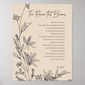 Poster Afdrukwanddecor