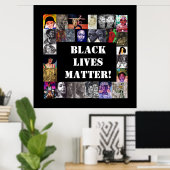 POSTER AFFAIRE BLACK LIVES (Bureau à domicile)