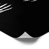 Poster Affaire Scary Skeleton Skull H (Coin)