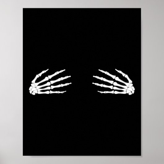 Poster Affaire Scary Skeleton Skull H (Devant)