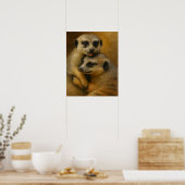 Poster Affection de Meerkat (Cuisine)