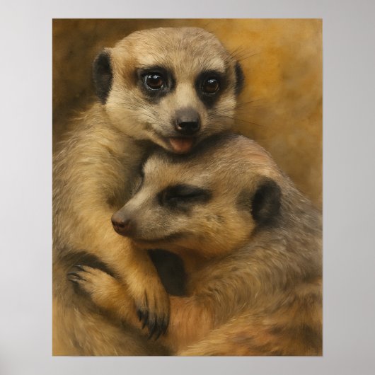 Poster Affection de Meerkat (Devant)