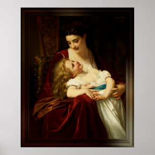 Poster Affection maternelle de Hugues Merle