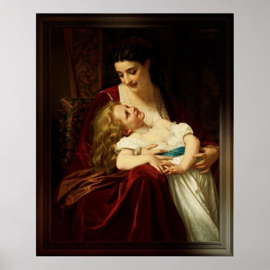 Poster Affection maternelle de Hugues Merle (Devant)