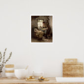 Poster Affection mère (huile sur toile) (Cuisine)