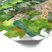 Poster Affichage de l'aquarelle du bain (Coin)