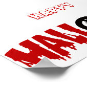 Poster affichage de texte de l'halloween (Coin)