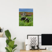 Poster Affichage des chevaux dans un champ de la Palouse  (Bureau à domicile)