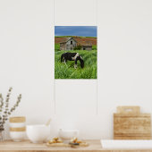 Poster Affichage des chevaux dans un champ de la Palouse  (Cuisine)