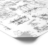 Poster Affichage éclaté Diagrammes de brevets Imprimer (Coin)