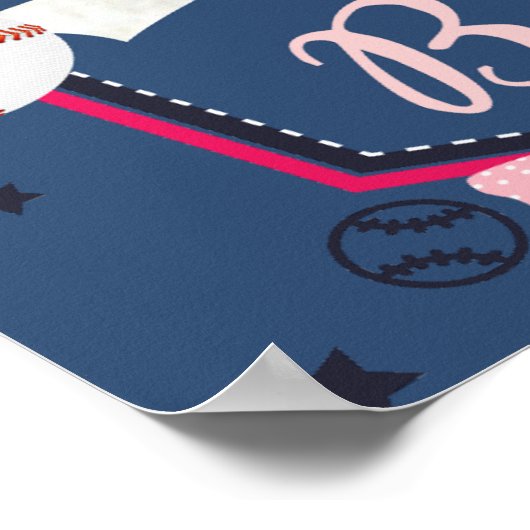 Poster affichage genre - baseball ou arcs (Coin)