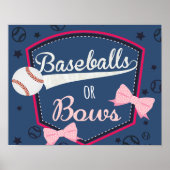 Poster affichage genre - baseball ou arcs (Devant)