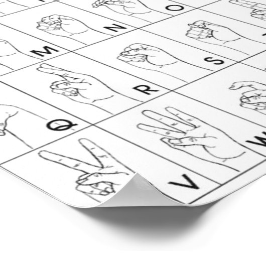 POSTER AFFICHAGE LANGUE (Coin)