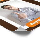 Poster Affichage photo trimestriel de la reconnaissance d (Coin)