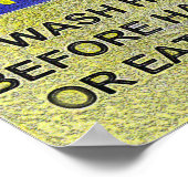 POSTER AFFICHAGE/SIGNE D'AVIS (Coin)