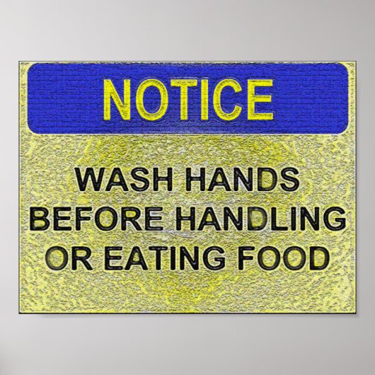 POSTER AFFICHAGE/SIGNE D'AVIS (Devant)