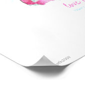 Poster affiche/affiche d'amour lapin (Coin)