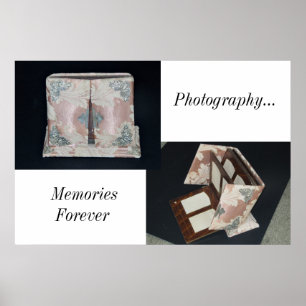 Poster Affiche/album photos antique/souvenirs