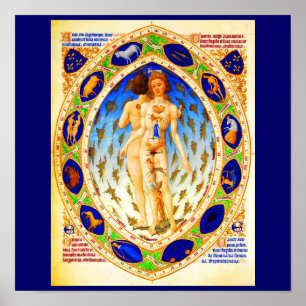 Poster Affiche-Astrologie/Divination Vintage-1
