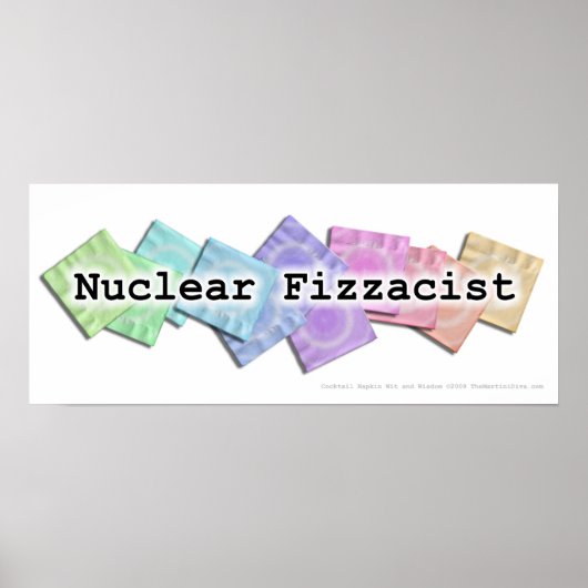 Poster Affiche, Bannière - FIZZACISTE NUCLÉAIRE (Devant)