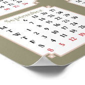 Poster Affiche, Calendrier, 2021 , Cheval, Frison (Coin)