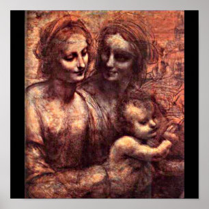 Poster Affiche-Classique/Cru-Leonardo da Vinci 1