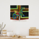 Poster Affiche/copie d'hippocampe de carrousel (Cuisine)