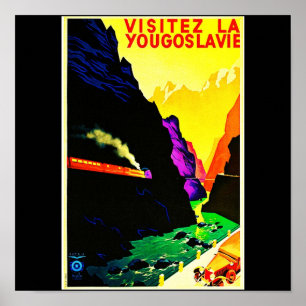 Poster Affiche-Cru Voyage-Yougoslavie