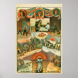Poster "Affiche de la pépite de Klondyke", CA 1898