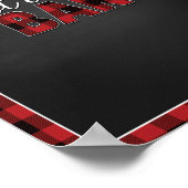 Poster Affiche/enseigne 20x25 Hot Cocoa Bar Flannel Fling (Coin)