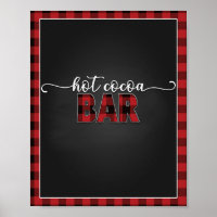 Affiche/enseigne 8x10 Flannel Fling Bar de cacao c