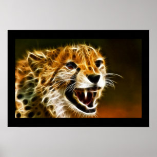 Poster Affiche-Guépard