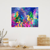 Poster affiche_hippocampes (Cuisine)